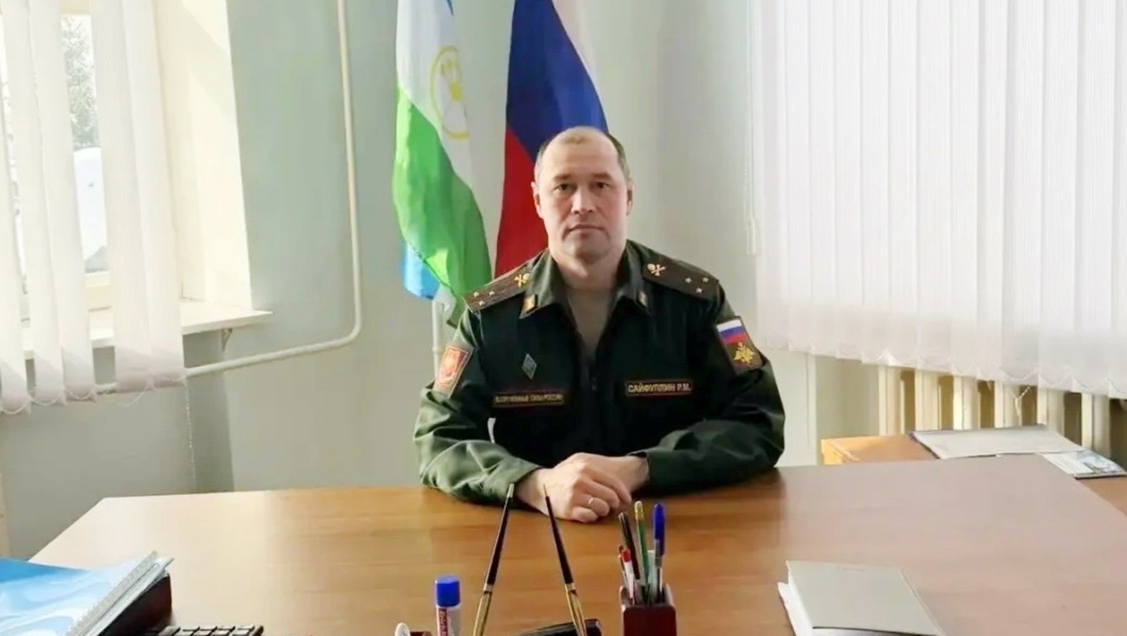 Ҡариҙел һәм Асҡын райондарының хәрби комиссары билдәле булды