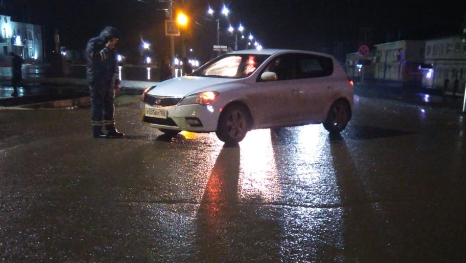 В Башкирии на видео попал смертельный наезд на пешехода