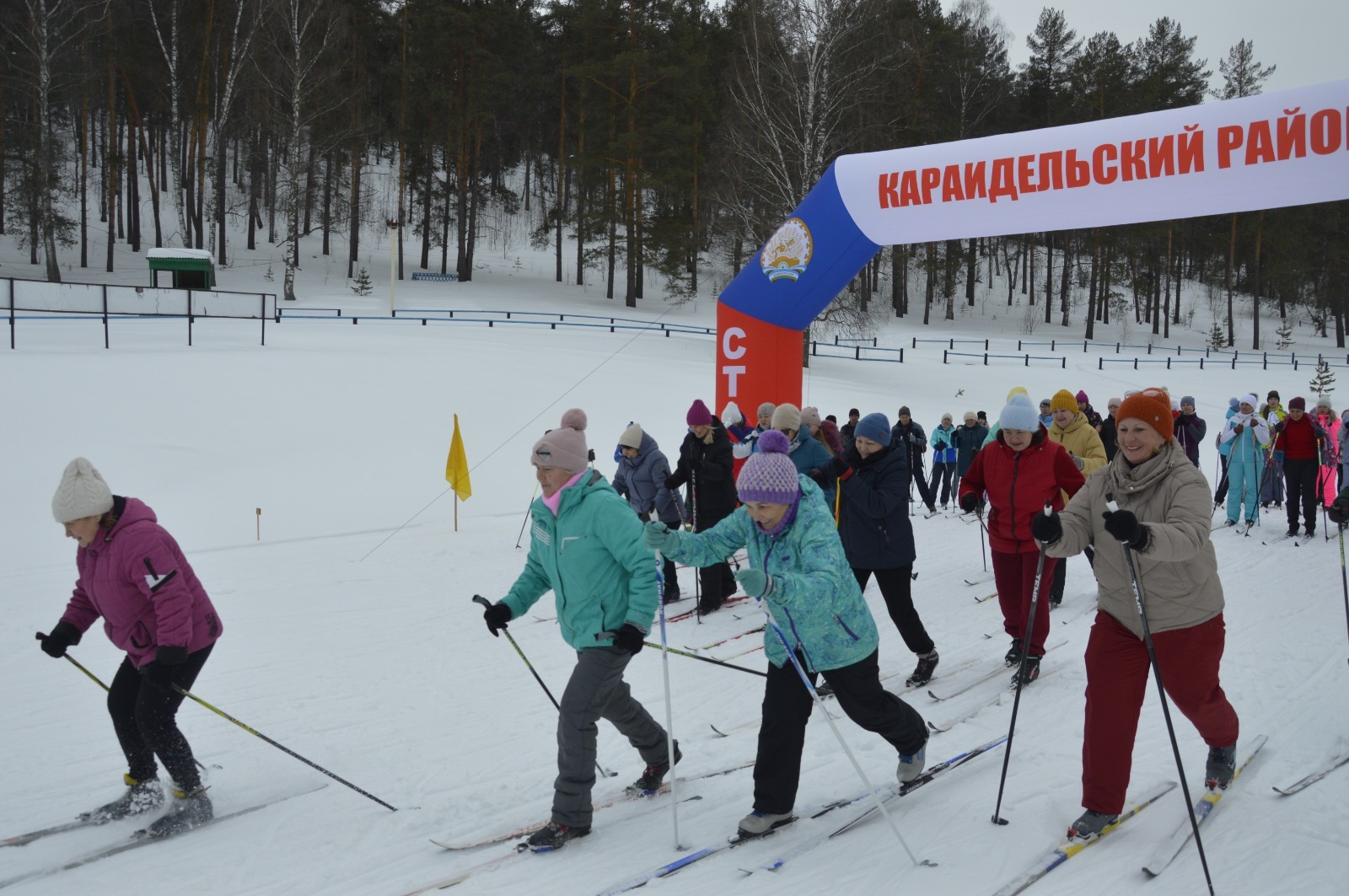 Сегодня в с.Караидель состоялся традиционный лыжный фестиваль