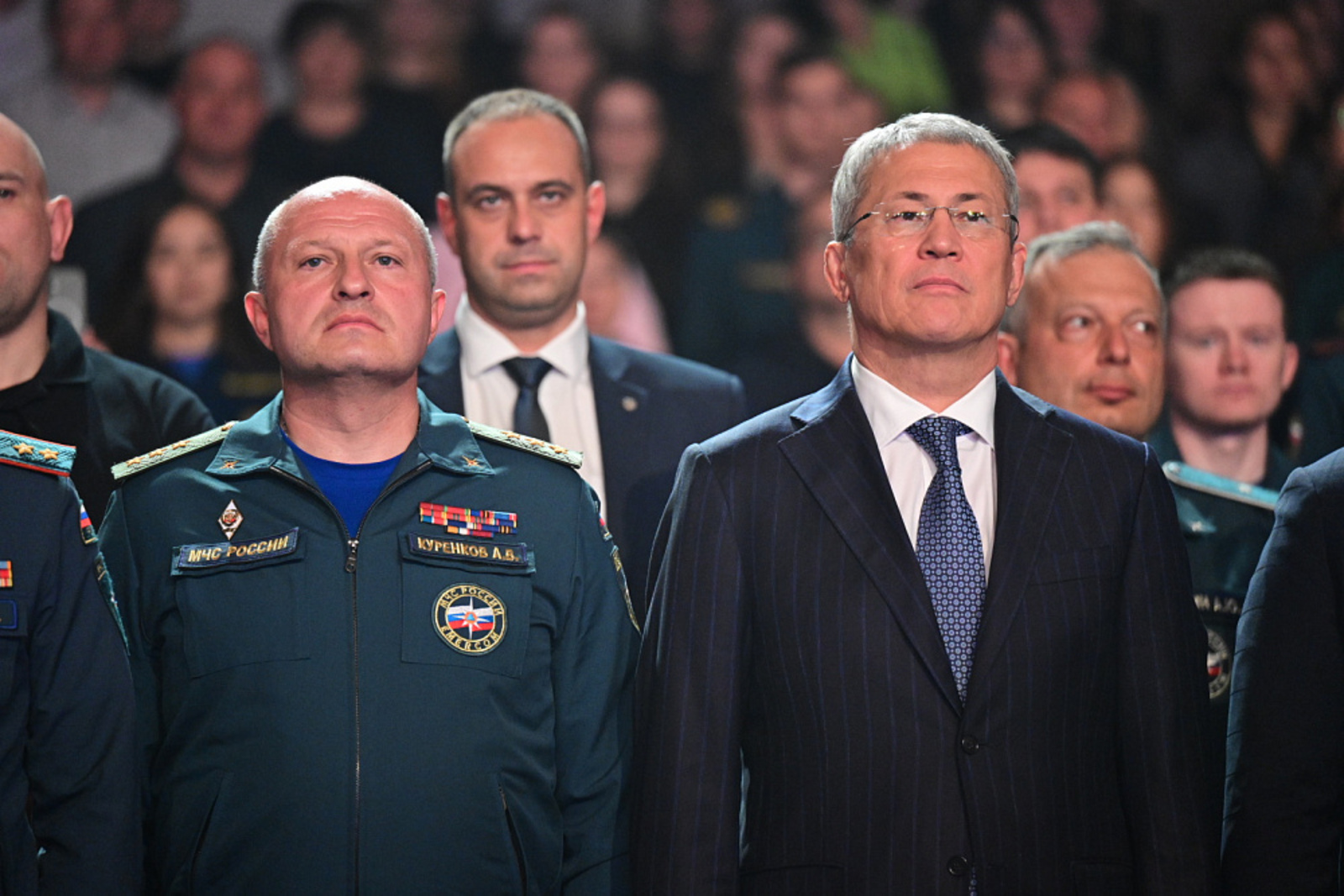 Рәсәй Ғәҙәттән тыш хәлдәр министрлығы етәксеһе Александр Куренков килде