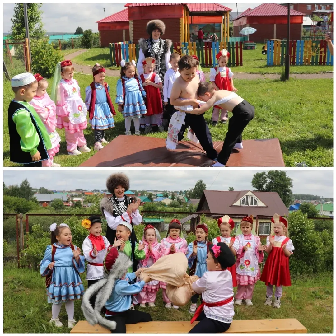 Балалар баҡсаһында — Һабантуй