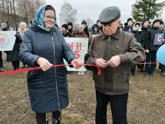 Бахтыбай ауылында  урам тренажер майҙансығы асылды