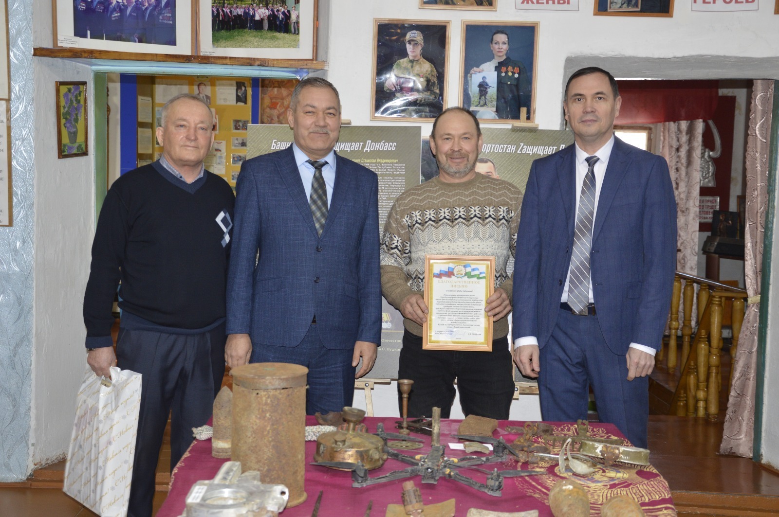 Ҡариҙел тарих-тыуған яҡты өйрәнеү музейы яңы экспонаттар менән тулылана